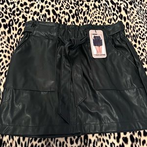 Black Leather skirt